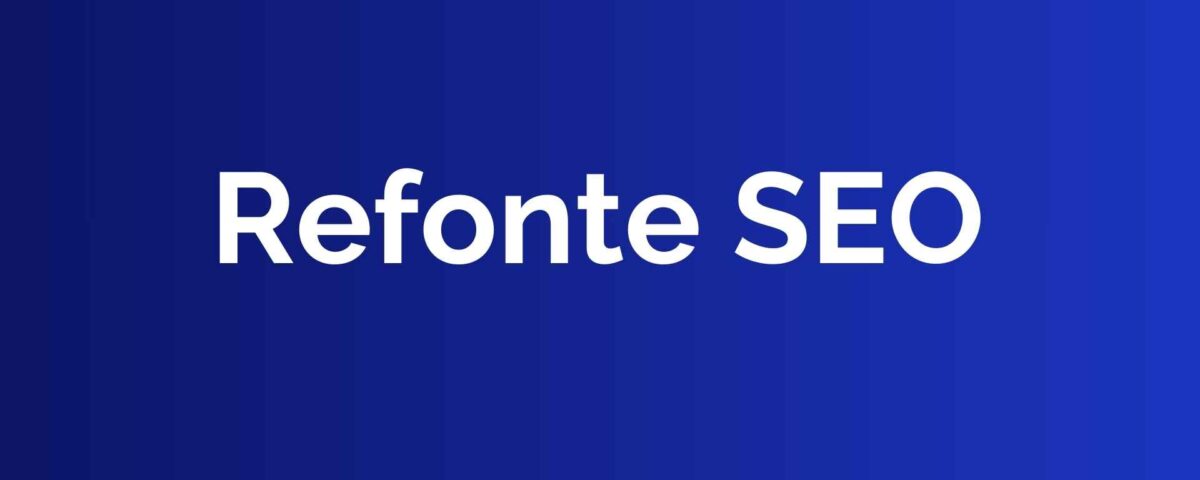 Bannière - Refonte SEO